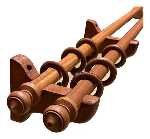 Barrales de Madera para Cortinas